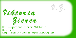 viktoria zierer business card